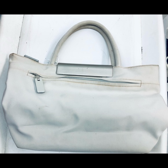 “Silver Blue” handbag with silver hardware - Picture 2 of 7